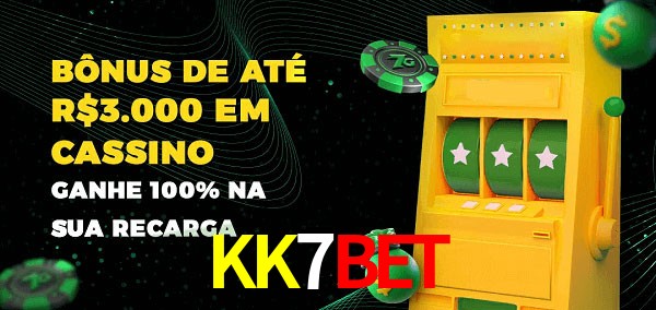 KK7BET melhor bônus de depósito